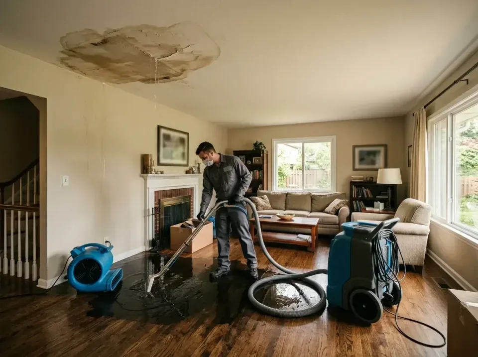 attic-pipe-burst-ceiling-drip-008 — frequently asked questions, Water Damage Restoration & Carpet Care in Burlington, OH